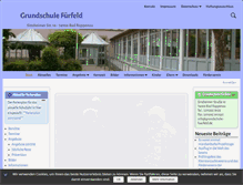 Tablet Screenshot of grundschule-fuerfeld.de